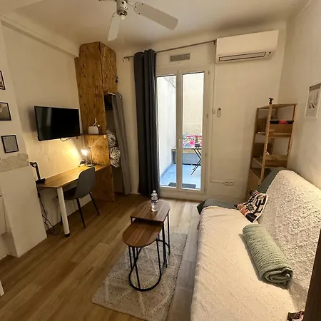 Appartamento Les Cactus Avec Terrasse à 5 Min à Pied De La Nizza